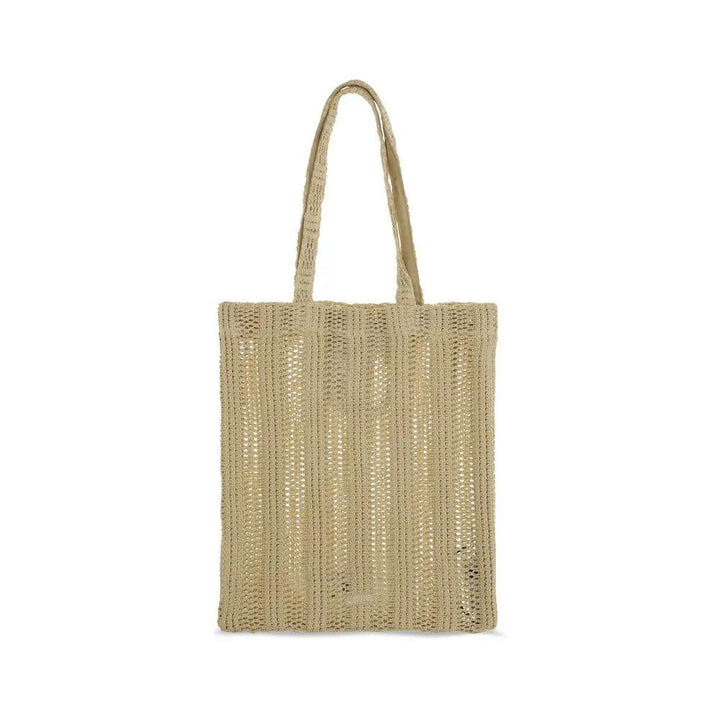 PINKO Beige Raffia Shoulder Bag