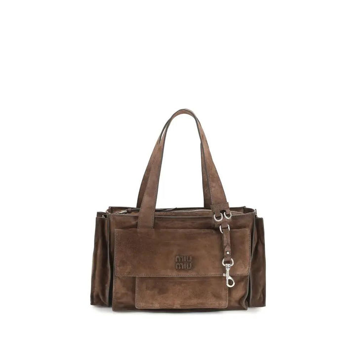 Miu Miu Sample Sale | Miu Miu Brown Calf Leather Bos Taurus Shoulder Bag - | Designer outlet