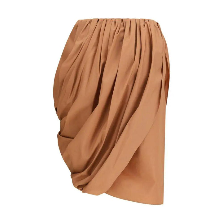 Chloé Sample Sale | Chloé Beige Cotton Midi Skirt - | Designer outlet
