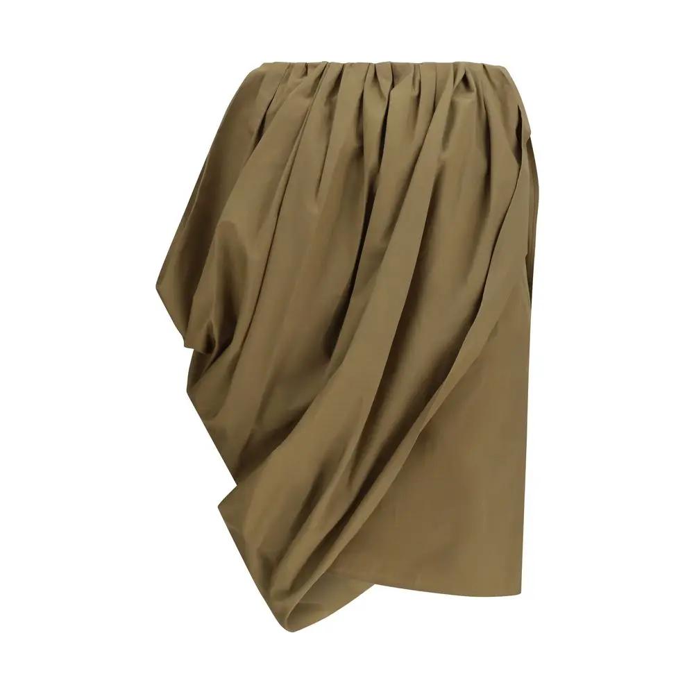 Chloé Sample Sale | Chloé Bicolor Cotton Midi Skirt - | Designer outlet