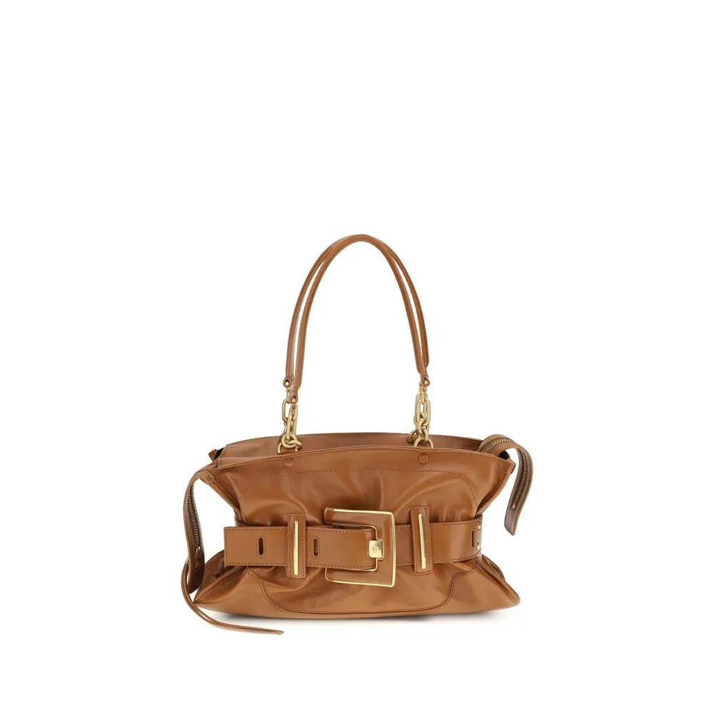 Balmain Sample Sale | Balmain Brown Calf Leather Bos Taurus Handbag - | Designer outlet