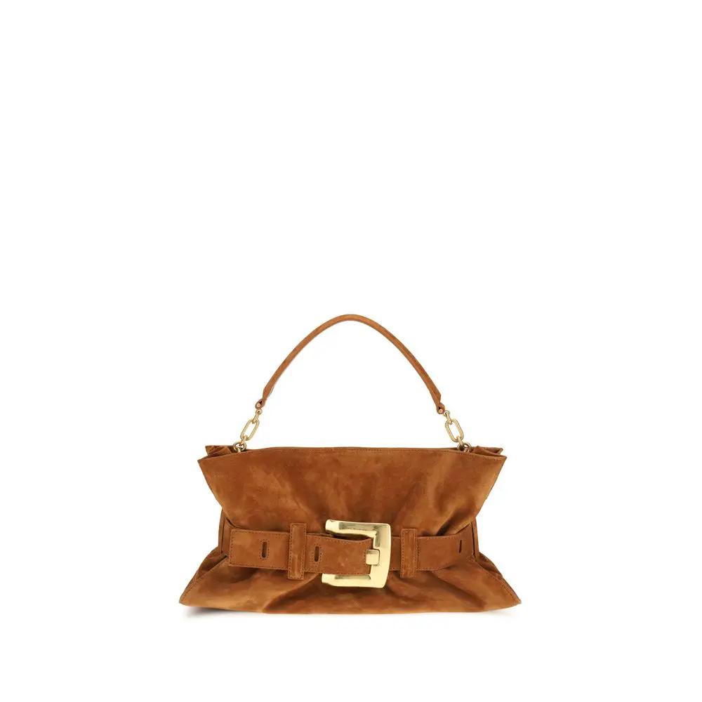 Balmain Sample Sale | Balmain Brown Calf Leather Bos Taurus Handbag - | Designer outlet