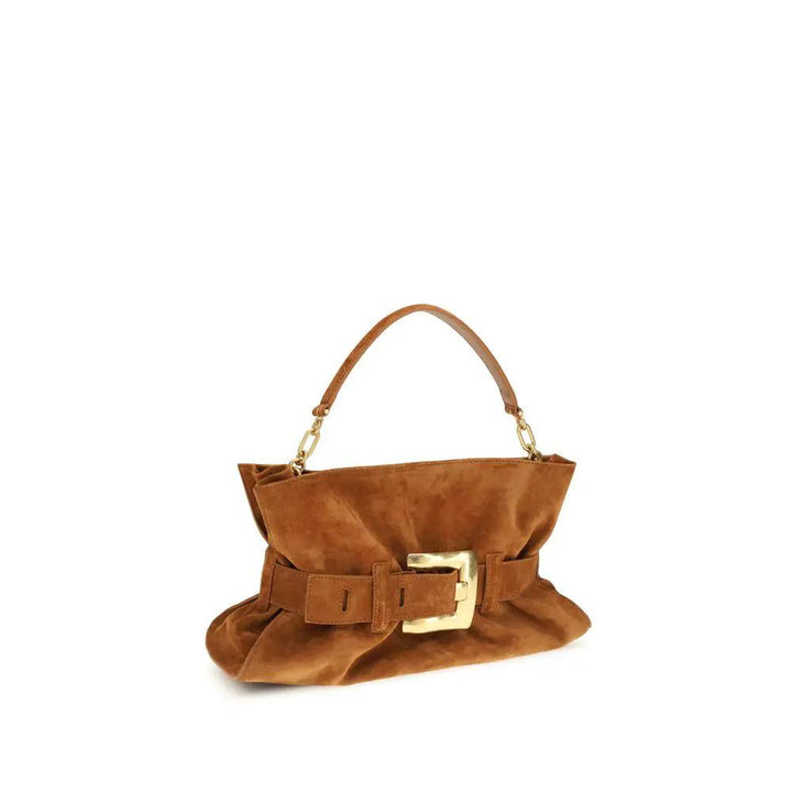 Balmain Sample Sale | Balmain Brown Calf Leather Bos Taurus Handbag - | Designer outlet