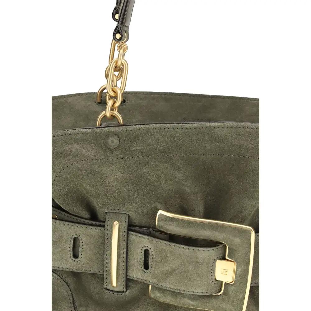 Balmain Sample Sale | Balmain Bicolor Calf Leather Bos Taurus Handbag - | Designer outlet