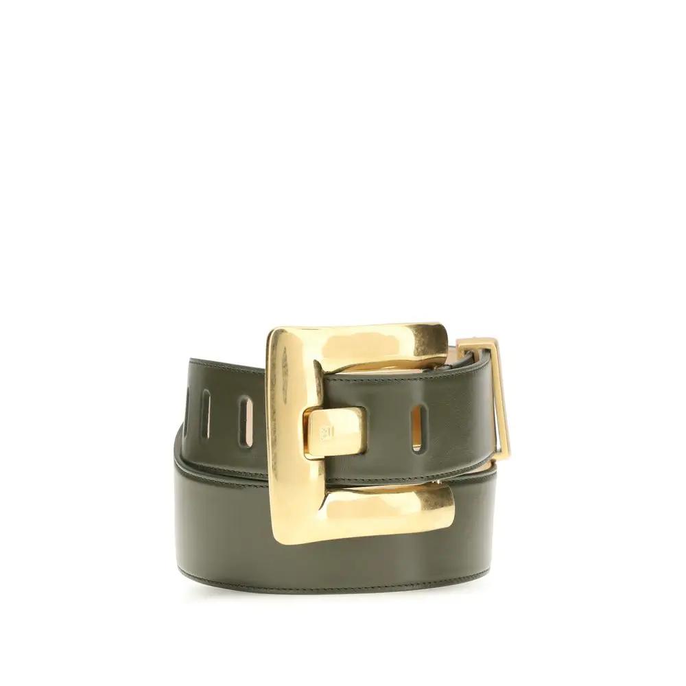 Balmain Sample Sale | Balmain Bicolor Calf Leather Bos Taurus Regular Belt - | Designer outlet