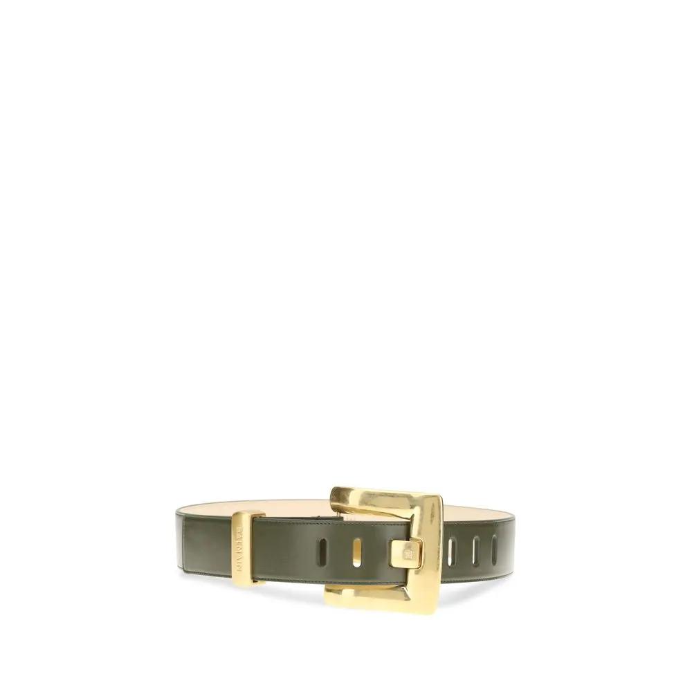 Balmain Sample Sale | Balmain Bicolor Calf Leather Bos Taurus Regular Belt - | Designer outlet
