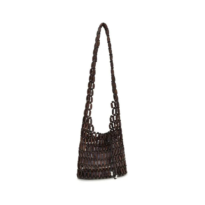 Staud Sample Sale | Staud Brown Wood Shoulder Bag - | Designer outlet
