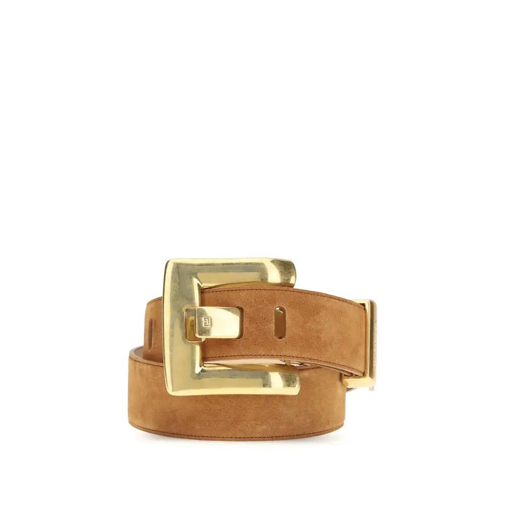 Balmain Sample Sale | Balmain Brown Calf Leather Bos Taurus Regular Belt - | Designer outlet