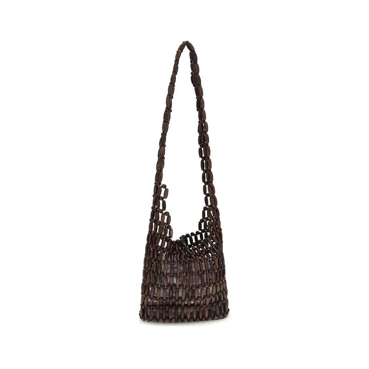 Staud Sample Sale | Staud Brown Wood Shoulder Bag - | Designer outlet