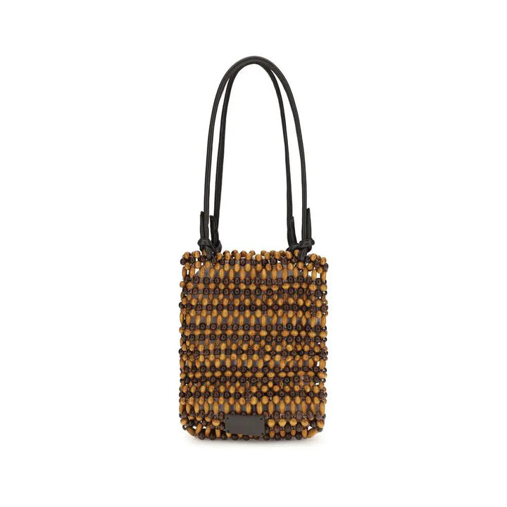 Staud Sample Sale | Staud Brown Wood Shoulder Bag - | Designer outlet