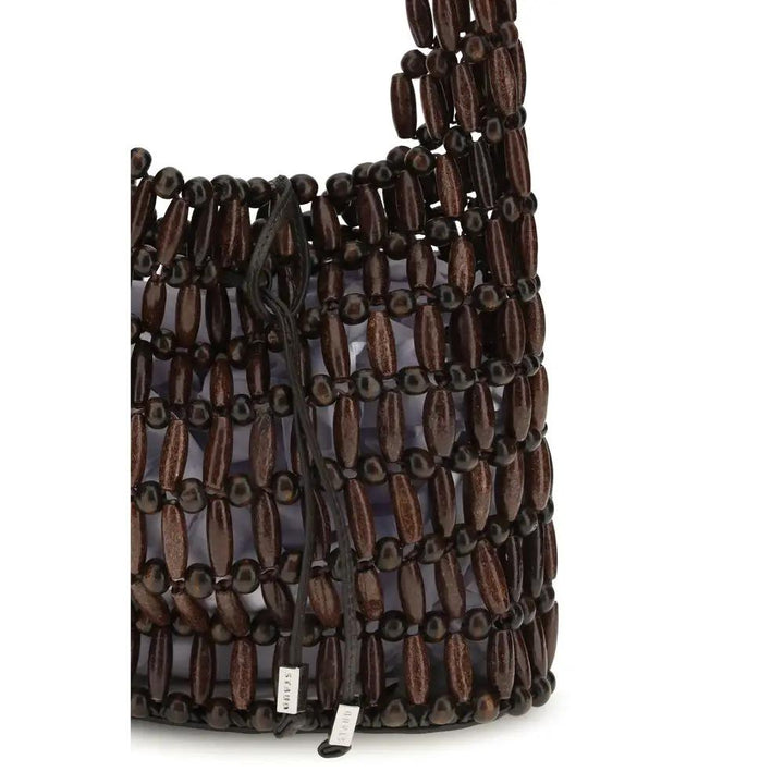 Staud Sample Sale | Staud Brown Wood Shoulder Bag - | Designer outlet