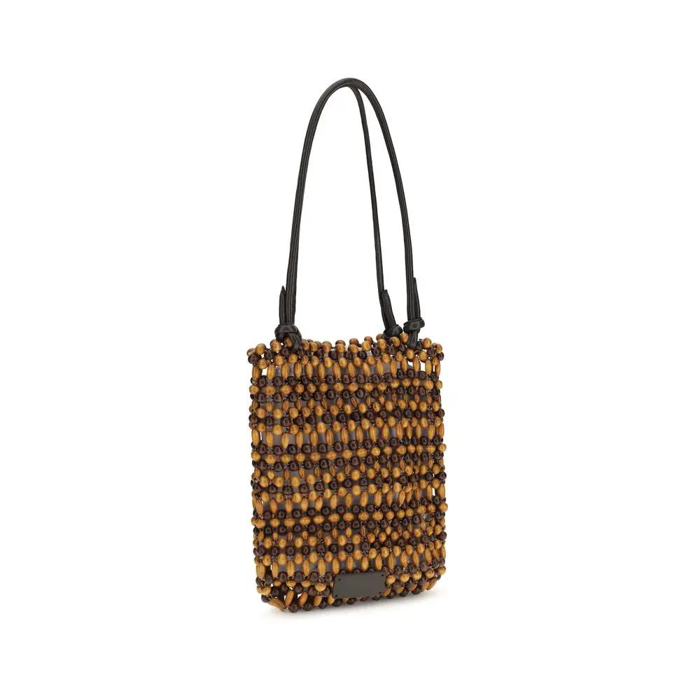 Staud Sample Sale | Staud Brown Wood Shoulder Bag - | Designer outlet