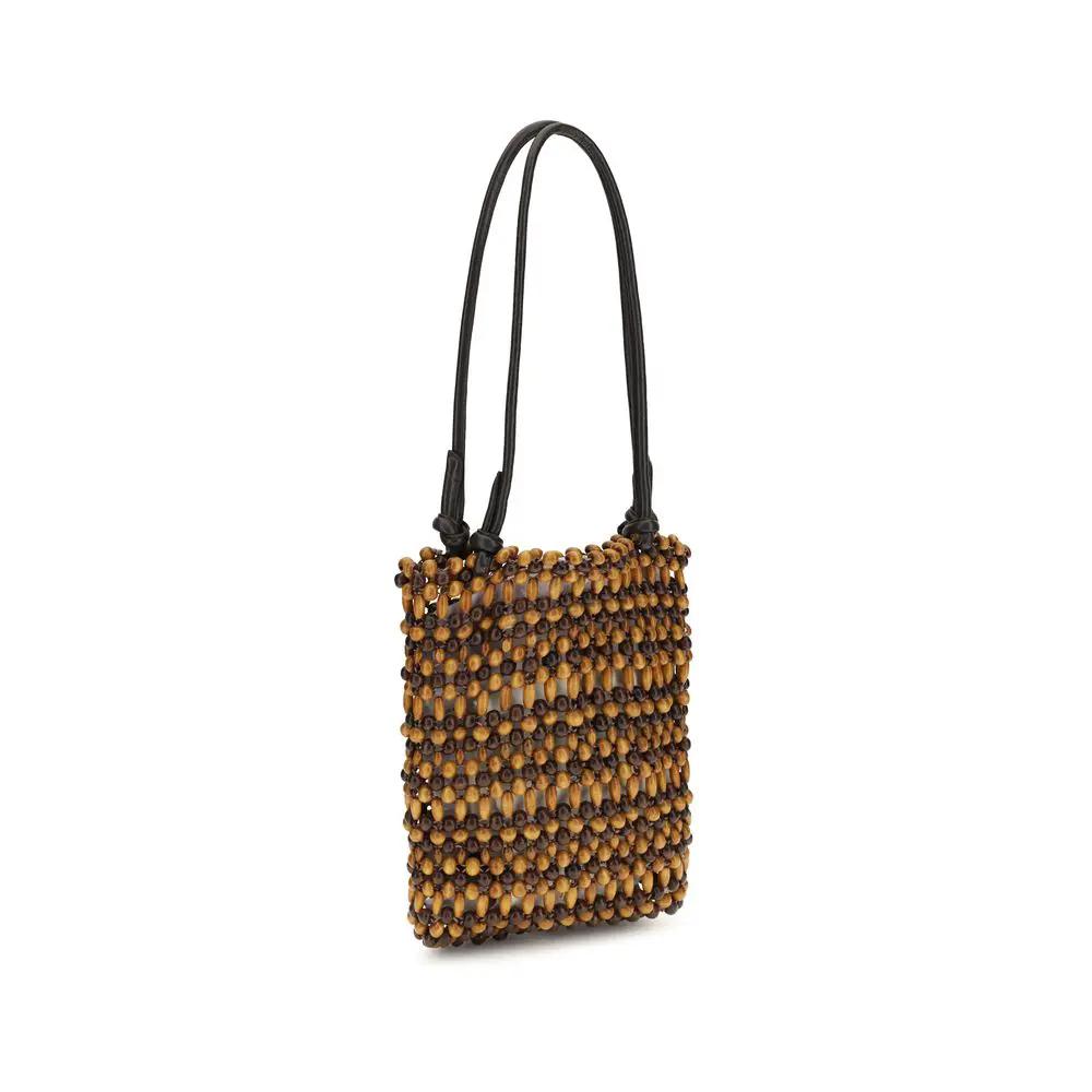 Staud Sample Sale | Staud Brown Wood Shoulder Bag - | Designer outlet