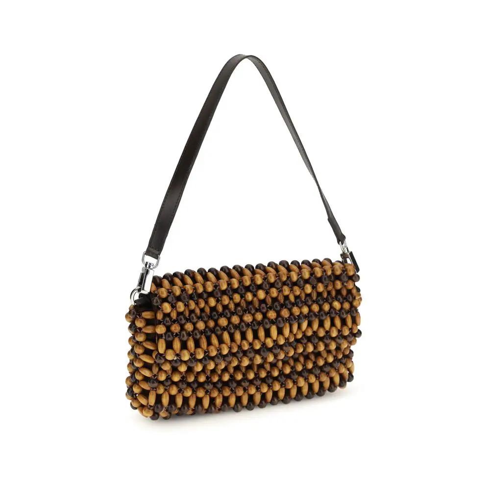 Staud Sample Sale | Staud Brown Wood Shoulder Bag - | Designer outlet
