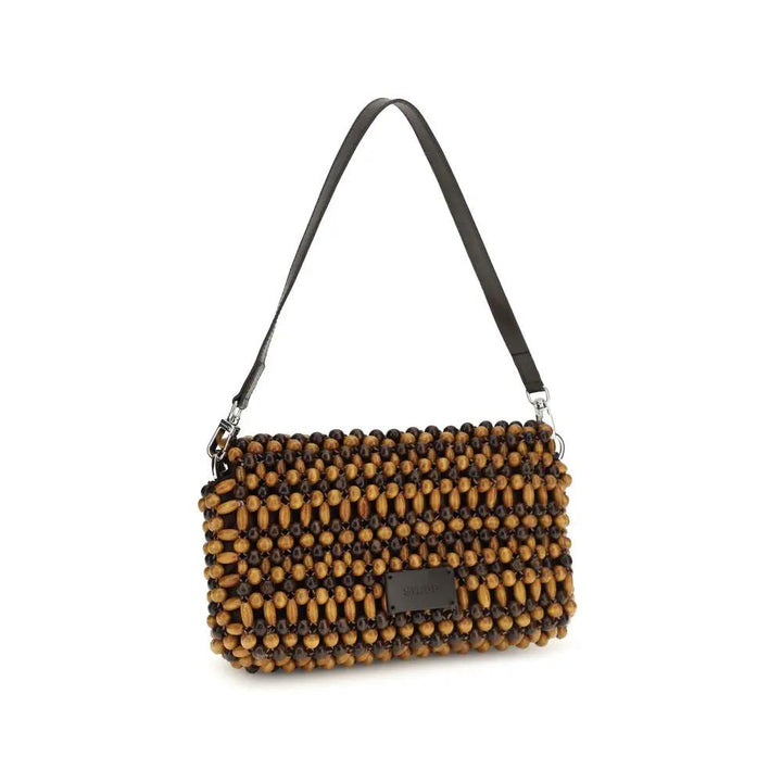 Staud Sample Sale | Staud Brown Wood Shoulder Bag - | Designer outlet