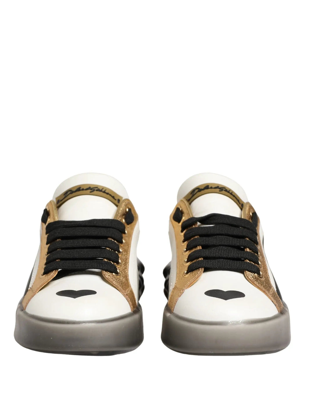 Dolce &amp; Gabbana Multicolor Crystal StuddedLOVE Sneakers Shoes
