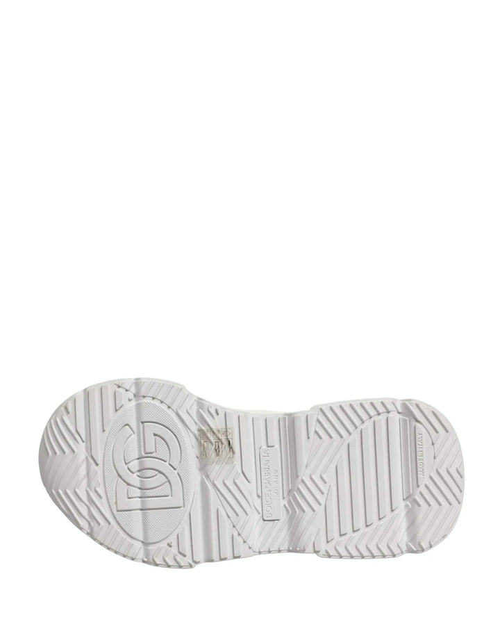 Dolce &amp; Gabbana Sample Sale | Dolce &amp; Gabbana White Leather Daymaster Low Top Sneakers Shoes - | Designer outlet