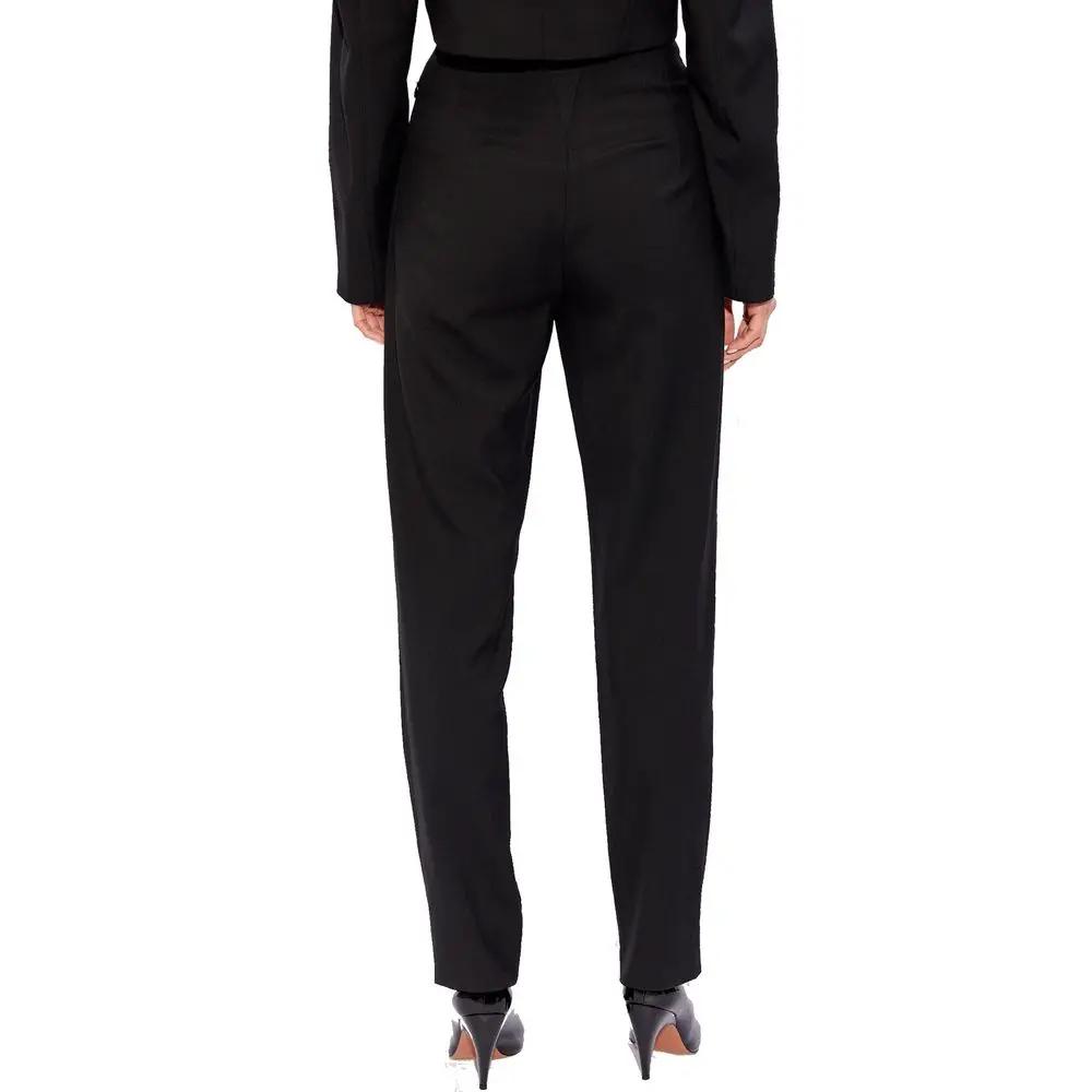 Alaïa Black Elastane Dress Pants