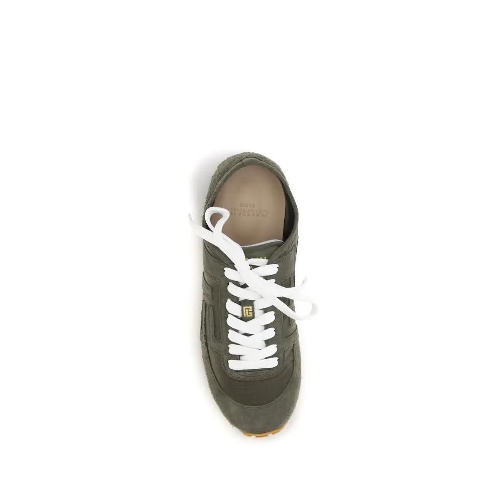 Balmain Bicolor Calf Leather Bos Taurus Athletic Sneakers