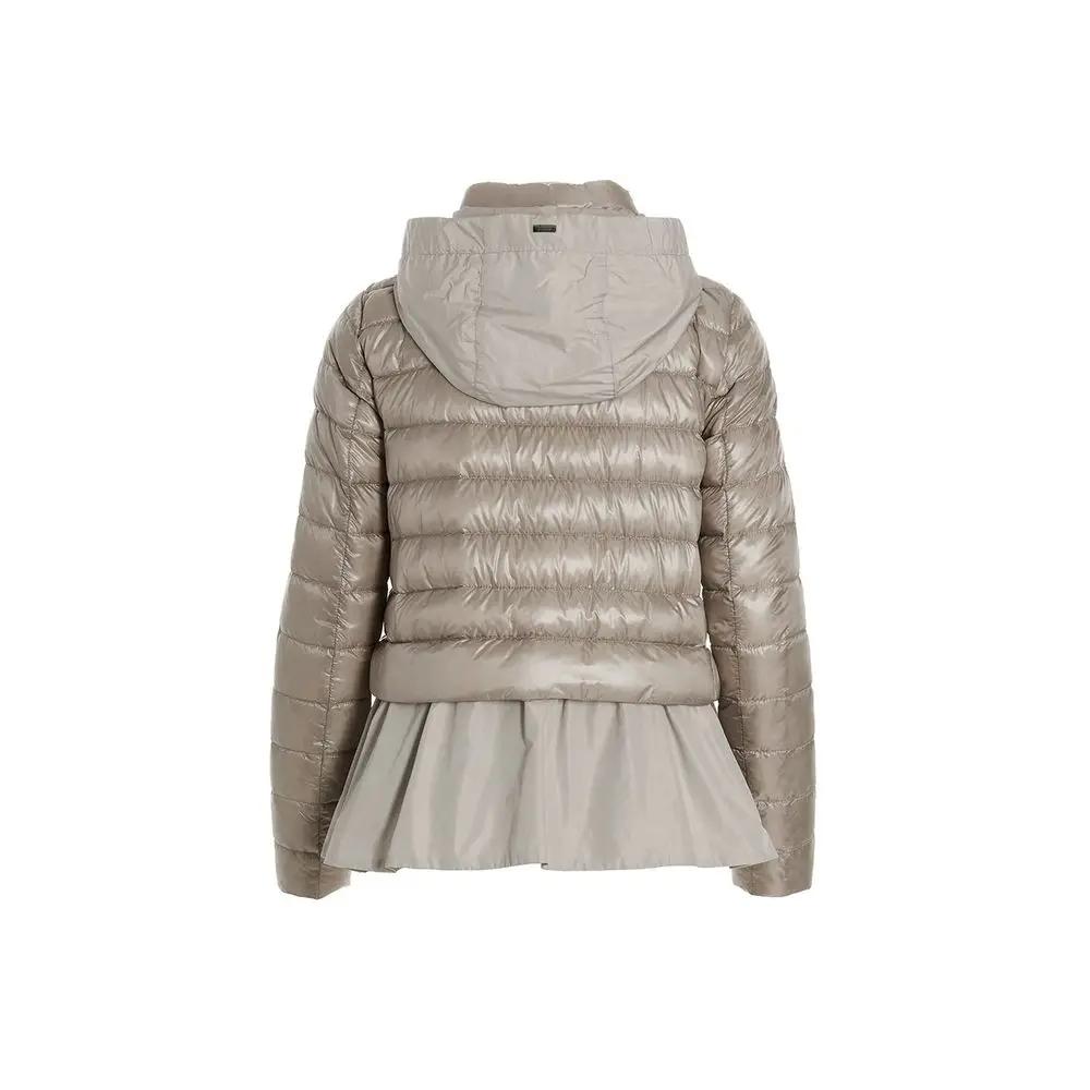 Herno Gray Polyamide Shell Jacket