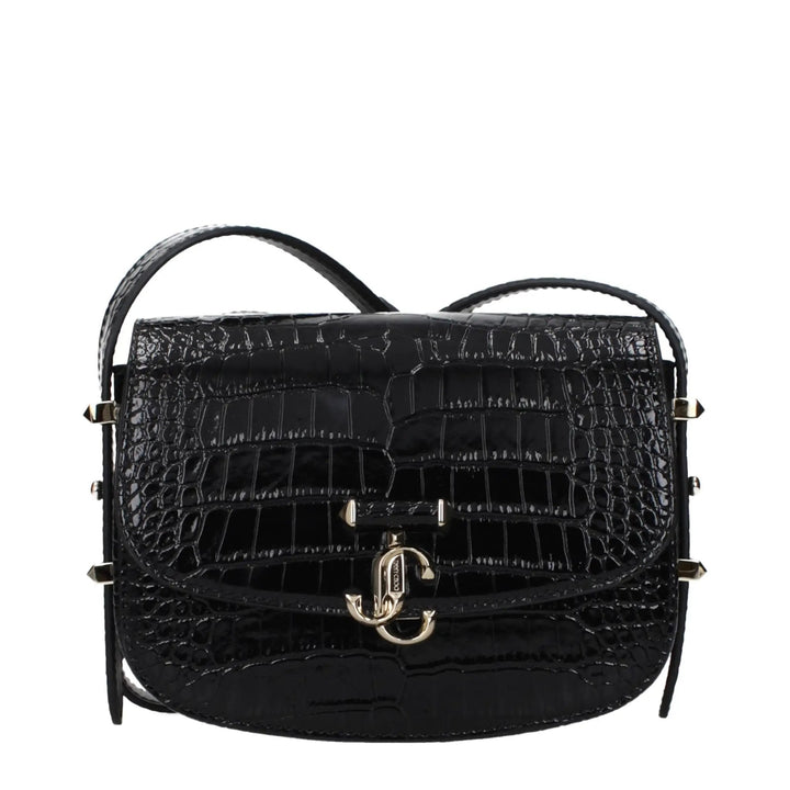 Jimmy Choo Black Leather Crossbody Bag