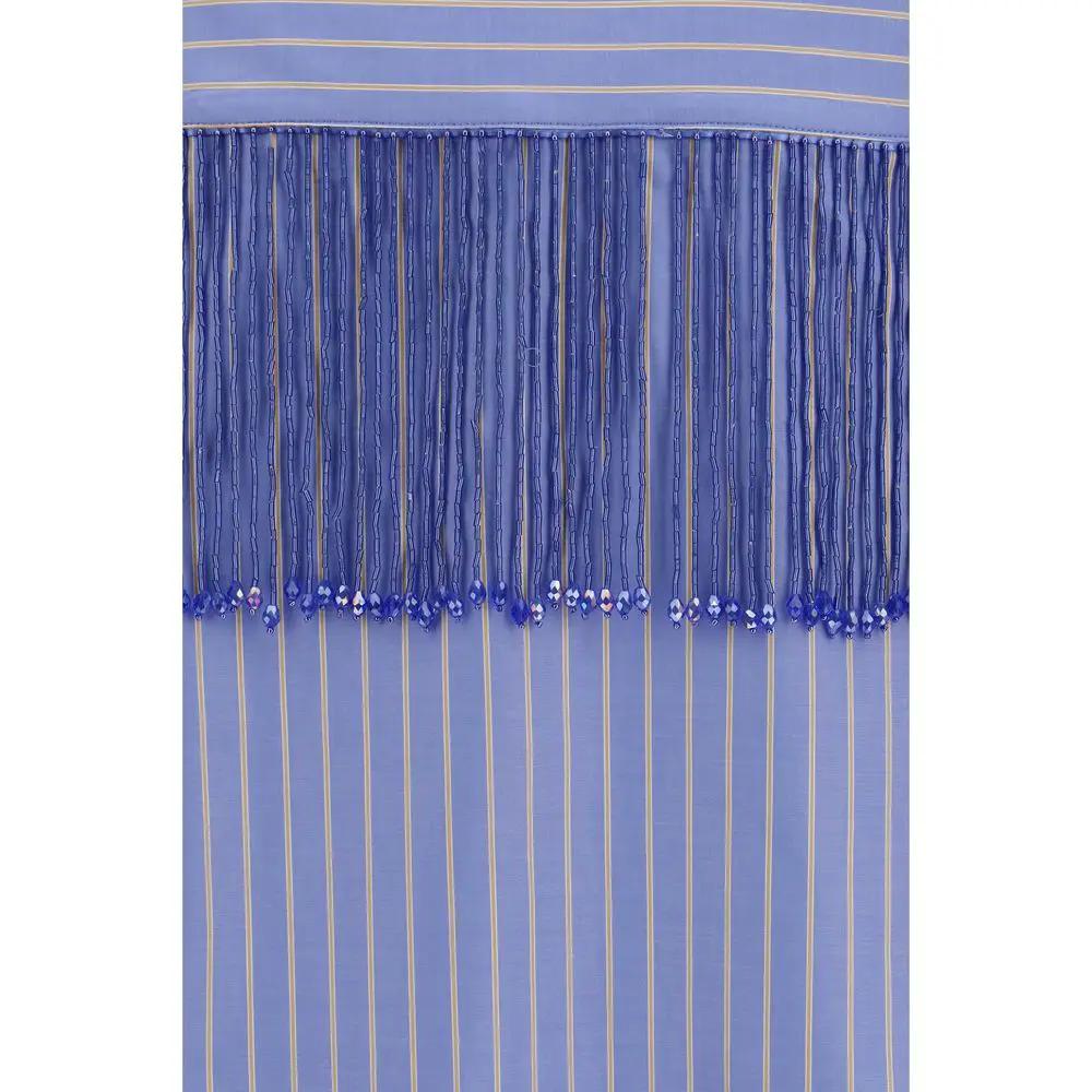 The Andamane Blue Cotton Dress Shirt