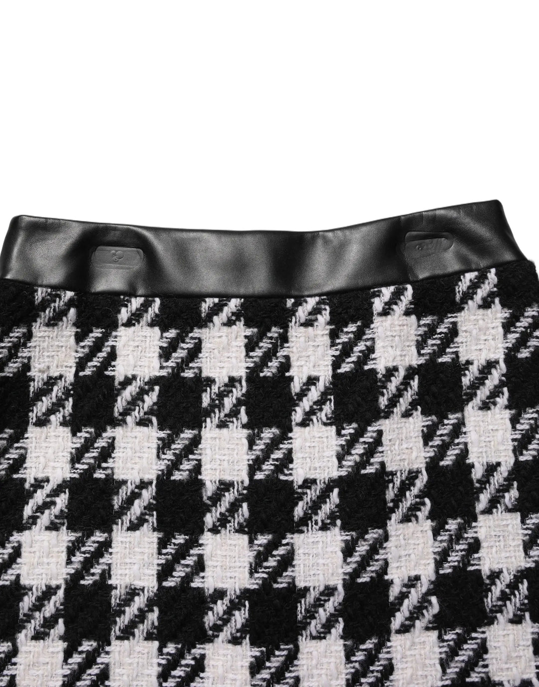 Dolce &amp; Gabbana Sample Sale | Dolce &amp; Gabbana Black White Tweed Houndstooth Mini Skirt - | Designer outlet