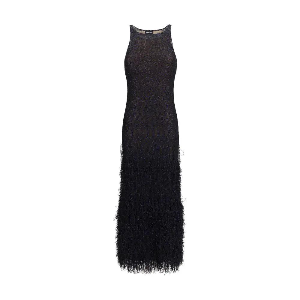 Giorgio Armani Sample Sale | Giorgio Armani Blue Polyamide Cocktail Dress - | Designer outlet