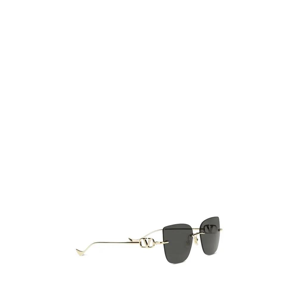 Valentino Garavani Sample Sale | Valentino Garavani Black Metal Sunglasses - | Designer outlet