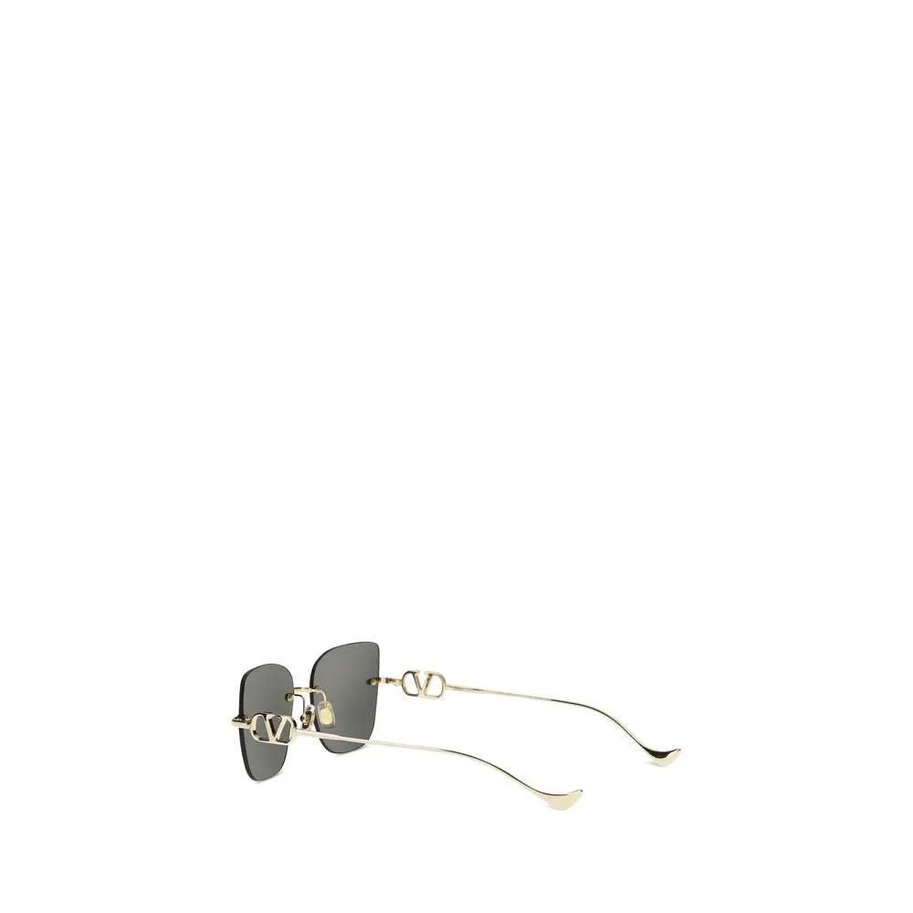 Valentino Garavani Sample Sale | Valentino Garavani Black Metal Sunglasses - | Designer outlet