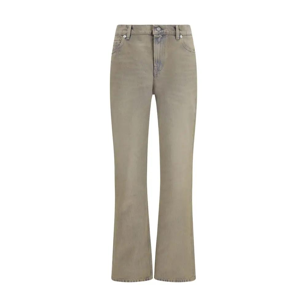 Our Legacy Sample Sale | Our Legacy Bicolor Cotton Bootcut Jeans - | Designer outlet