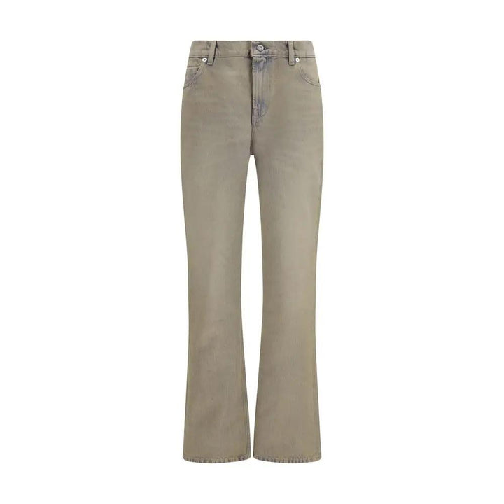 Our Legacy Sample Sale | Our Legacy Bicolor Cotton Bootcut Jeans - | Designer outlet
