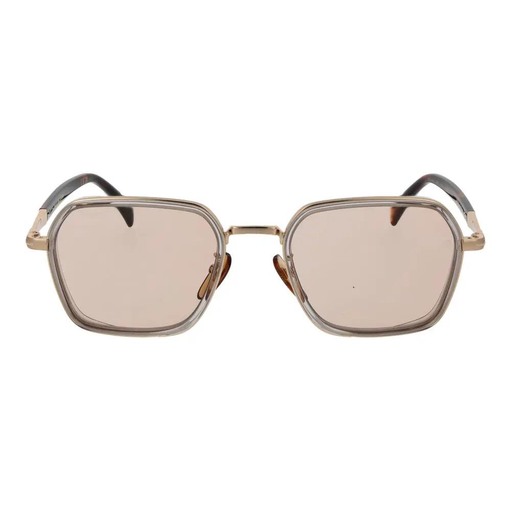David Beckham Sample Sale | David Beckham Rose Gold Metal Sunglasses - | Designer outlet