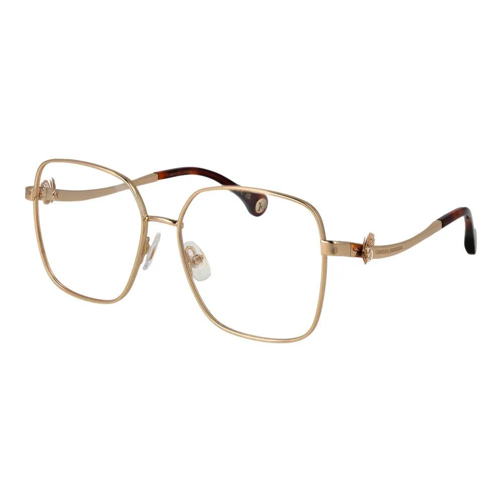 Carolina Herrera Sample Sale | Carolina Herrera Gold Metal Glasses (Frames) - | Designer outlet