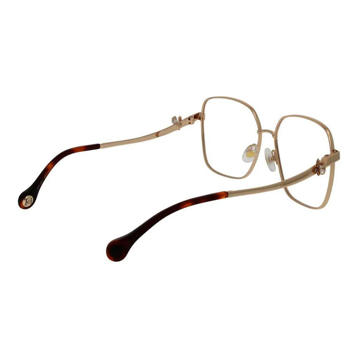Carolina Herrera Sample Sale | Carolina Herrera Gold Metal Glasses (Frames) - | Designer outlet