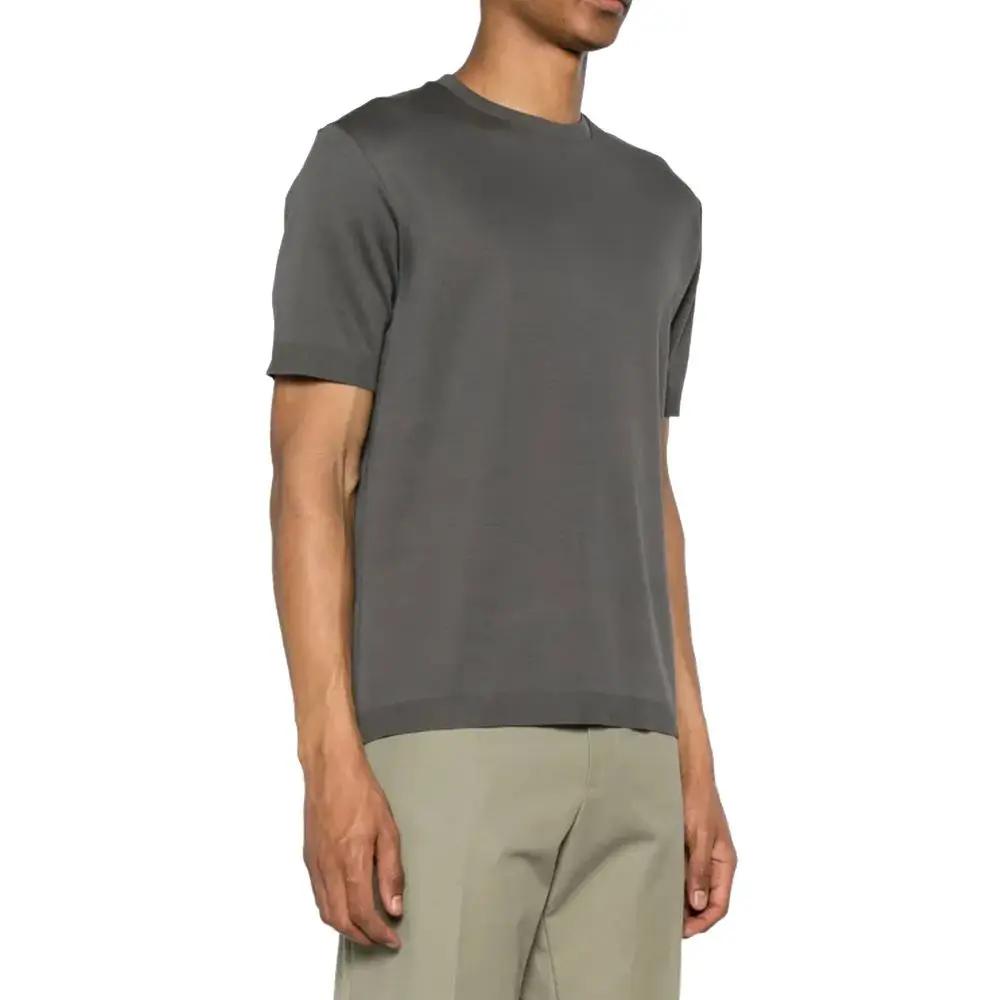 Herno Sample Sale | Herno Gray Cotton T-Shirt - | Designer outlet