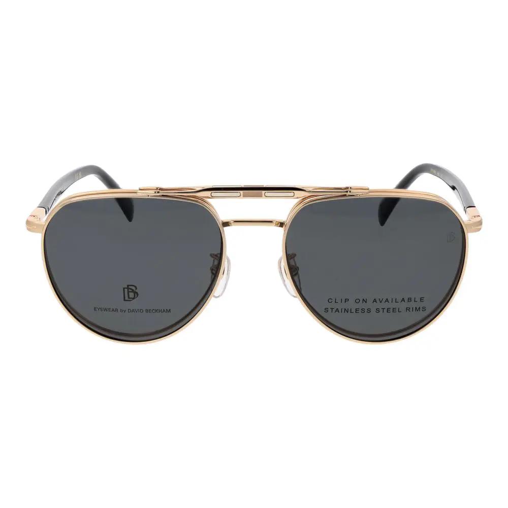 David Beckham Sample Sale | David Beckham Gold Metal Glasses (Frames) - | Designer outlet