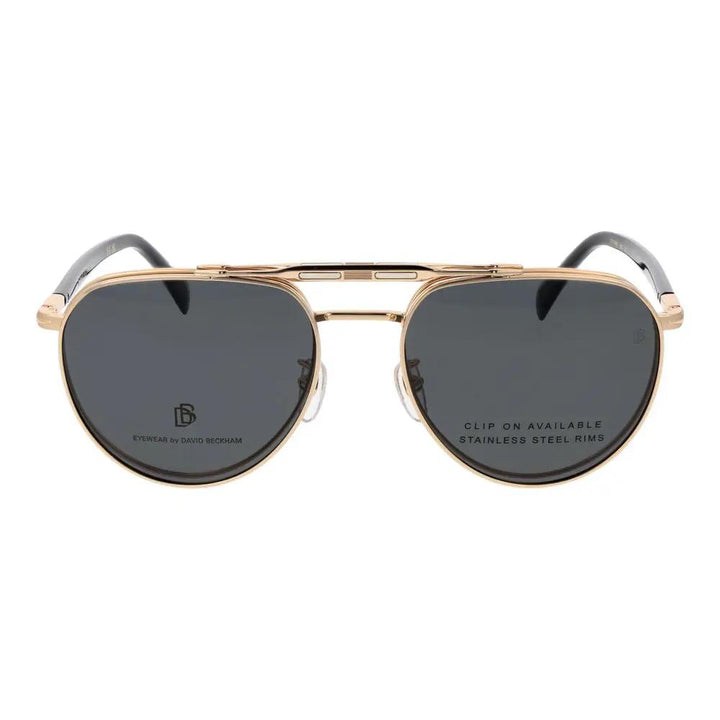 David Beckham Sample Sale | David Beckham Gold Metal Glasses (Frames) - | Designer outlet