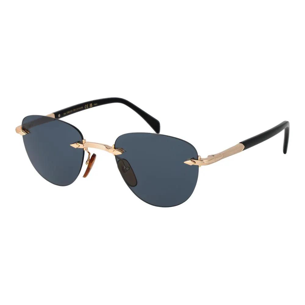 David Beckham Sample Sale | David Beckham Rose Gold Metal Sunglasses - | Designer outlet