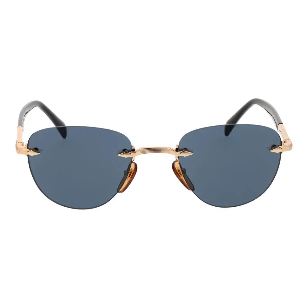 David Beckham Sample Sale | David Beckham Rose Gold Metal Sunglasses - | Designer outlet