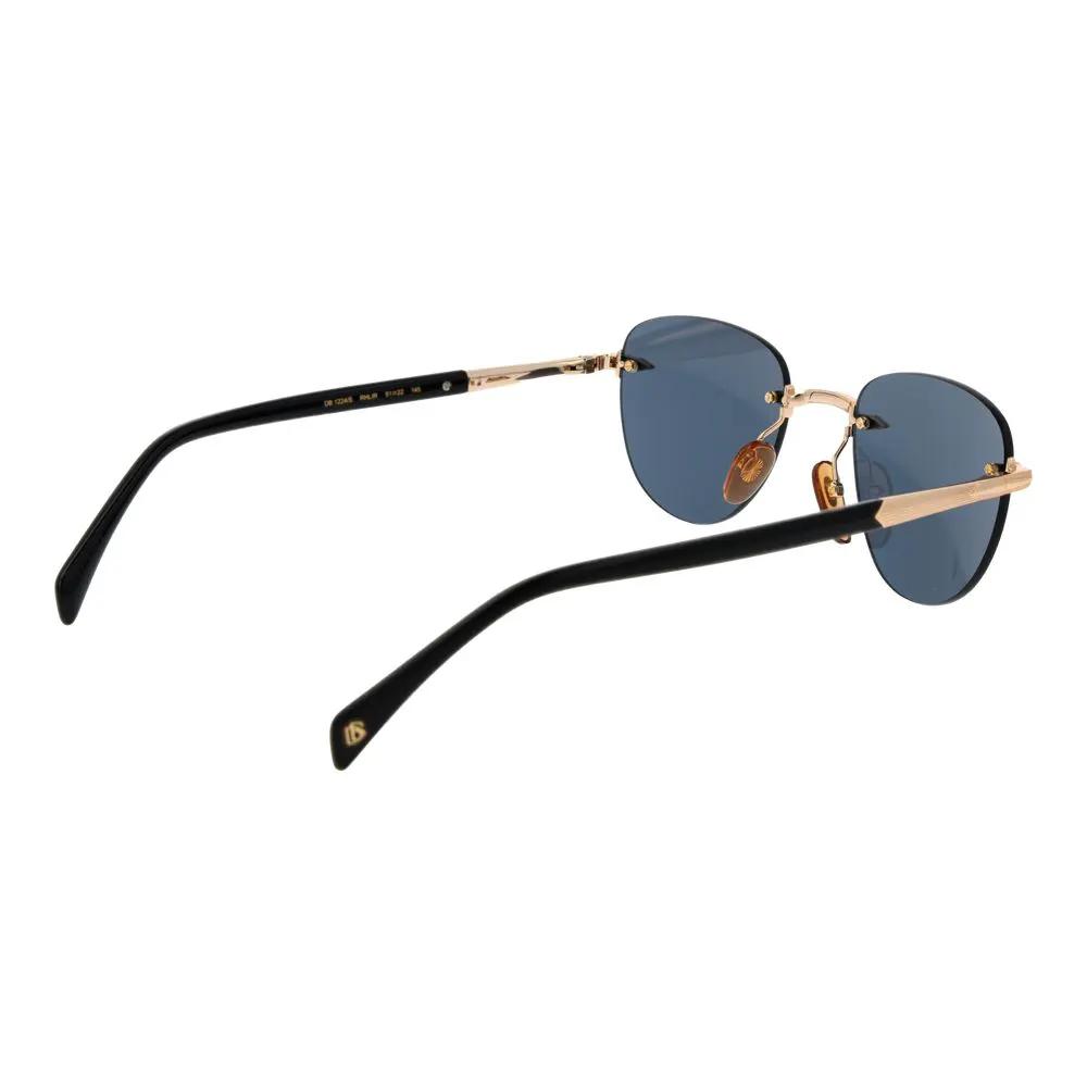 David Beckham Sample Sale | David Beckham Rose Gold Metal Sunglasses - | Designer outlet