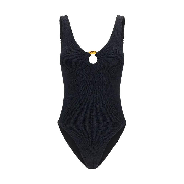 Hunza G Sample Sale | Hunza G Black Polyamide One-Piece Swimsuit - | Designer outlet