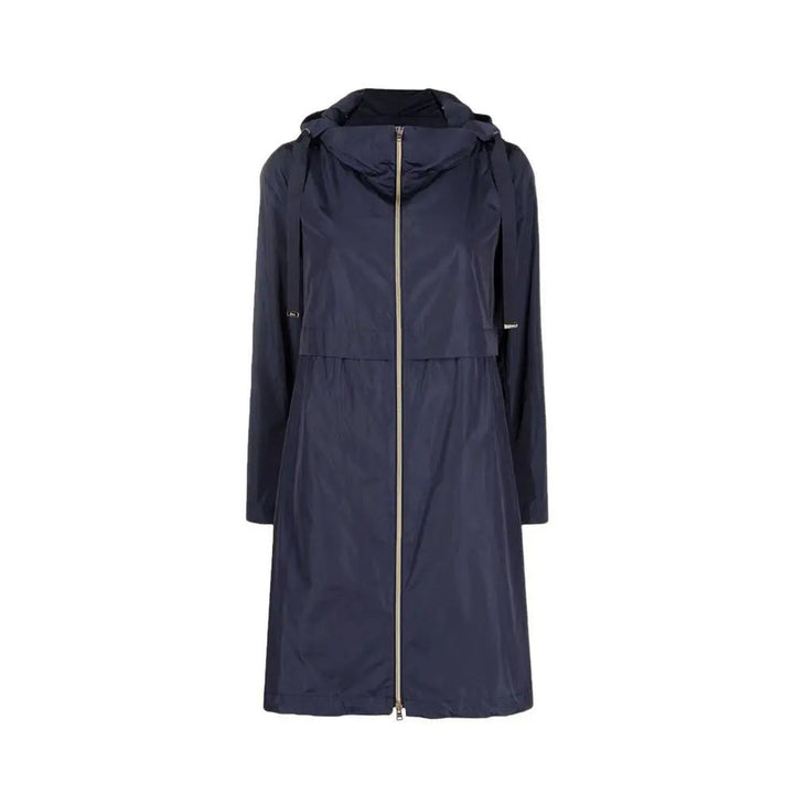 Herno Blue Polyester Coat
