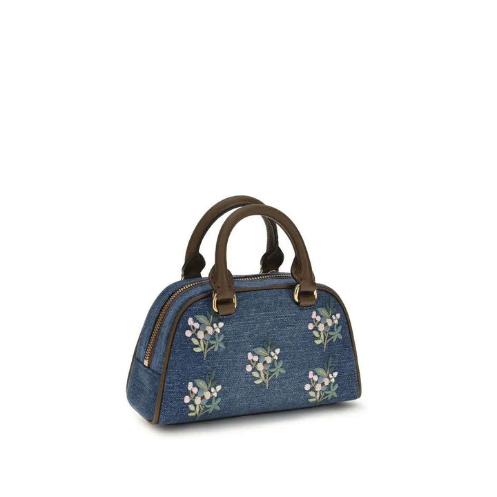 Valentino Garavani Blue Cotton Handbag