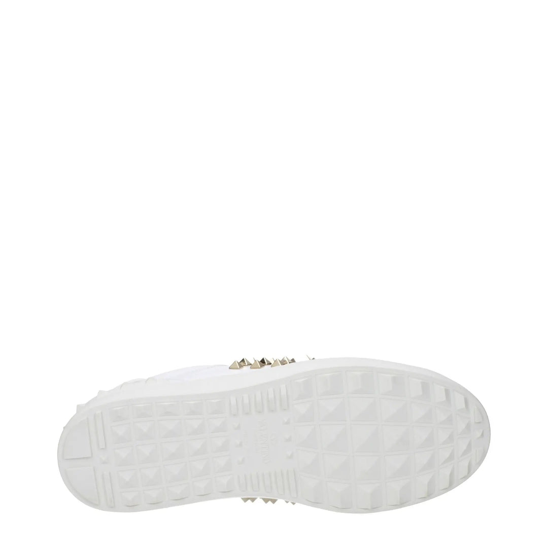 Valentino Garavani White Leather Low Top Sneakers