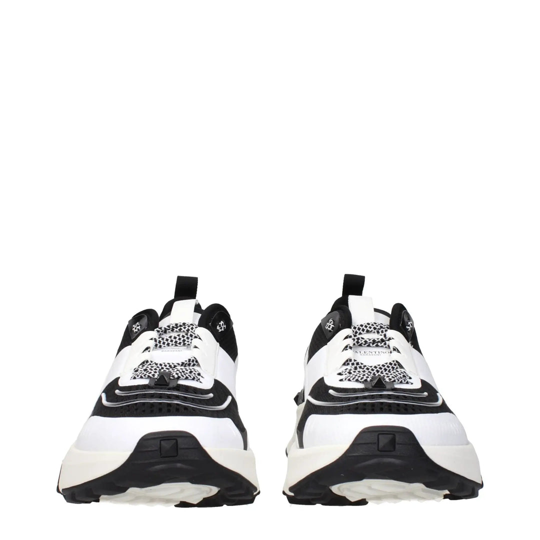 Valentino Garavani Black Fabric Athletic Sneakers