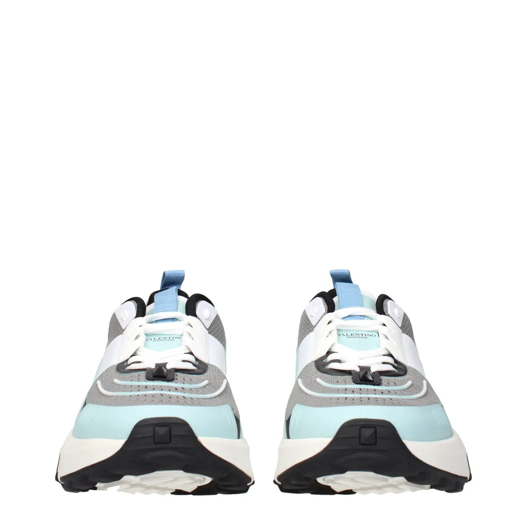 Valentino Garavani Gray Fabric Athletic Sneakers