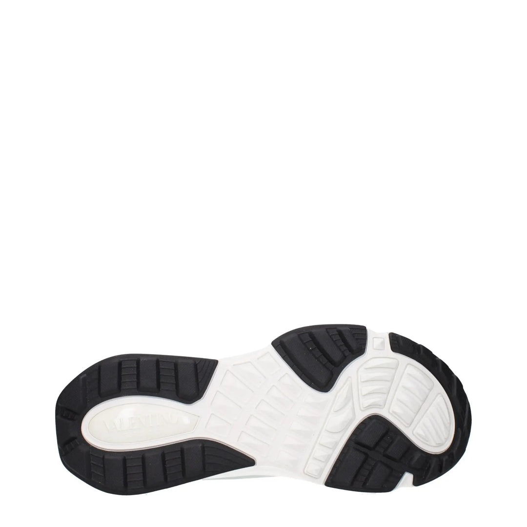 Valentino Garavani Gray Fabric Athletic Sneakers