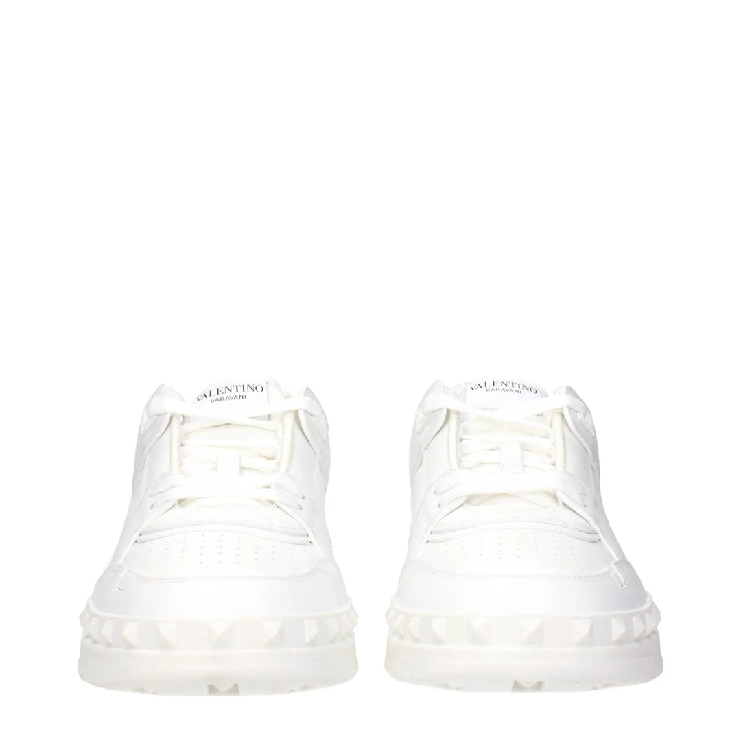 Valentino Garavani White Leather Sneakers