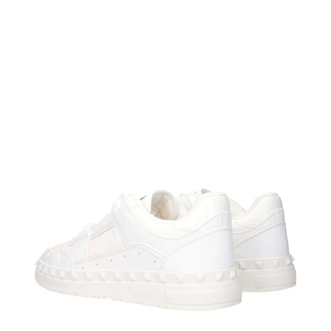 Valentino Garavani White Leather Sneakers